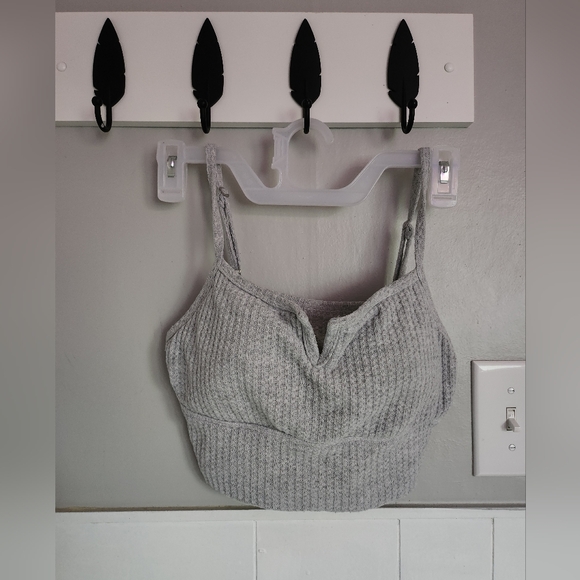 Gilly Hicks Other - Gilly Hicks waffle Bralette top Size medium grey